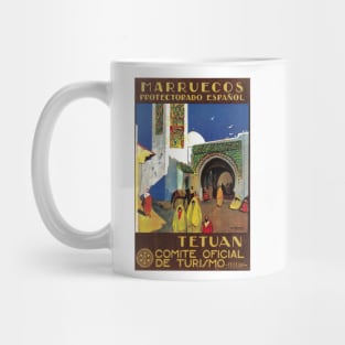 Moroccan Travel Poster: Tetuan Mug